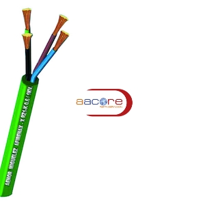 Rollo de 100 m de cable manguera eléctrico verde 3x1.5 RZ1-K06 290173