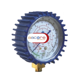 Manómetro de baja presión de Ø 76 mm sin glicerina PM2-200-M para R-600a.R-290 y R-600. Escala presión: -1 / 10 bar 502020