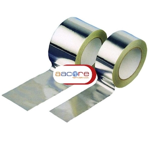 Rollo cinta adhesiva de aluminio puro reforzada 75 x 50 color aluminio 290331