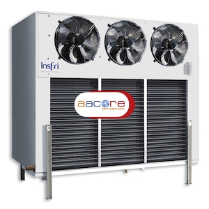 Evaporador Mural INSFRI SH 4 B10R(10mm) 4 x Ø500mm 30.9 kW ?T7K con T1 aire de -28ºC con desescarche eléctrico en batería y bandeja 303405